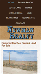 Mobile Screenshot of newmanrealty.com